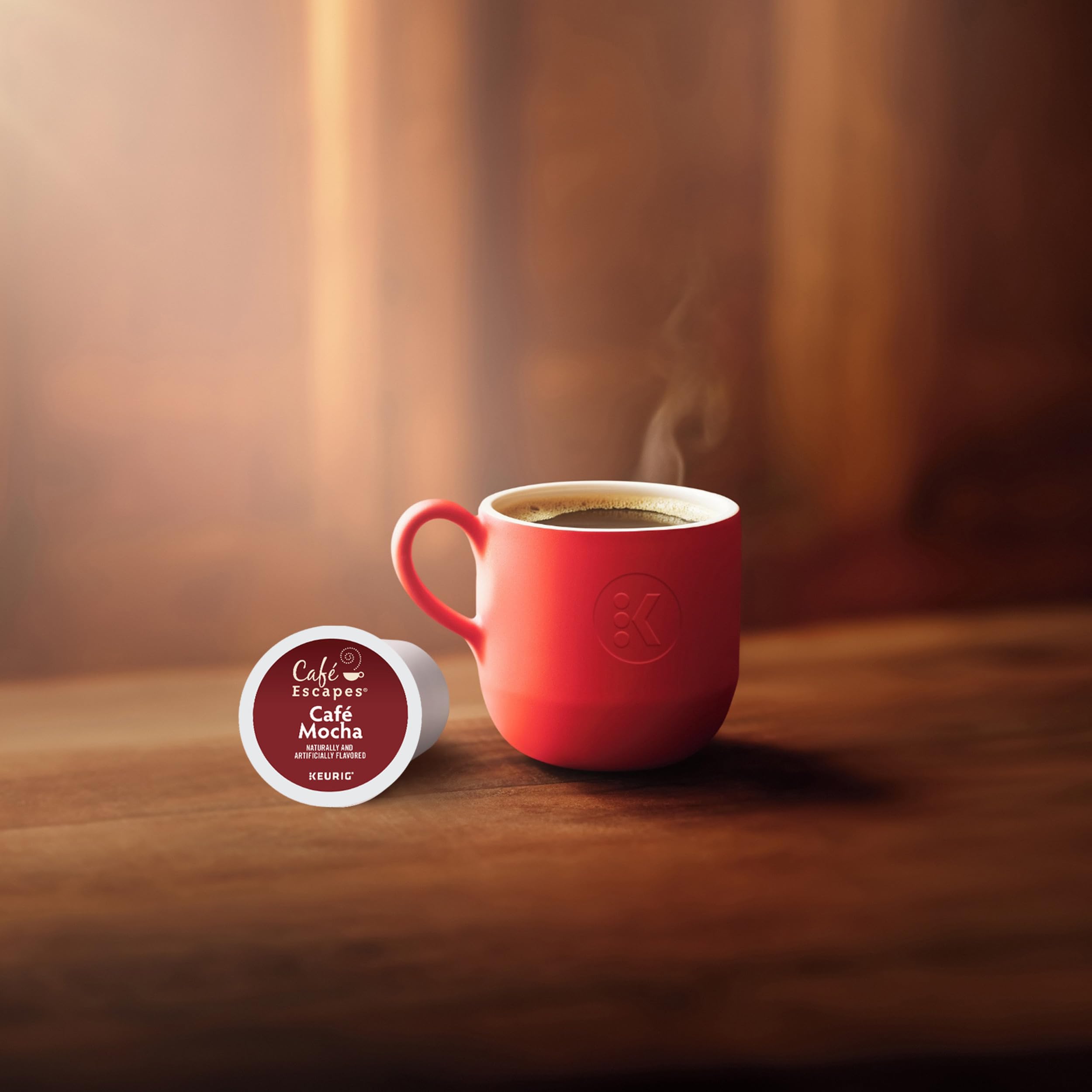 Cafe Escapes Cafe Mocha Keurig Single-Serve K-Cup Pods, 72 Count