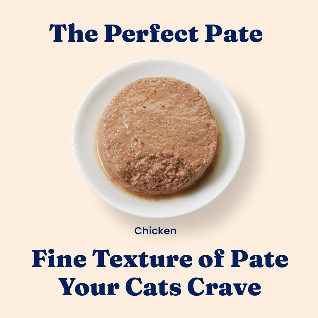 Solid Gold Wet Cat Food Pate - Grain-Free Canned Cat Food with Real Chicken & Omega Fatty Acids | 24ct/3oz