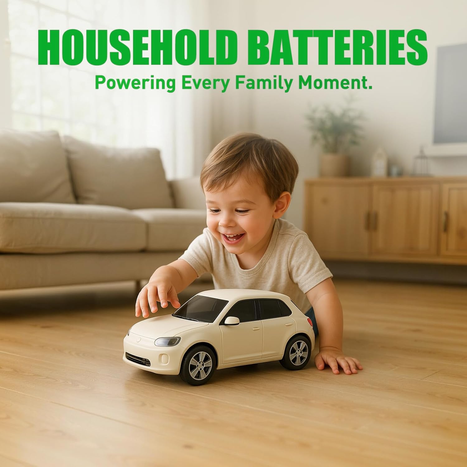 Rechargeable AA Batteries 8-Pack | 2800mAh High-Capacity NiMH | Long-Lasting & Pre-Charged - 1.2V