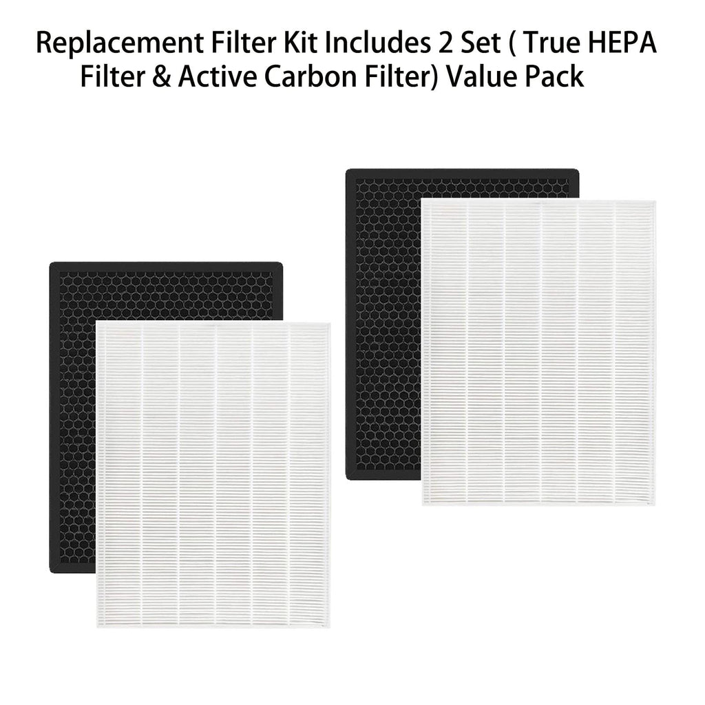 HR900 Replacement Filters Kit for Winix HR900 Pet Air Purifier Replace Part 1712-0093-00 Filter T and 1712-0094-00 Filter U, 2 Set