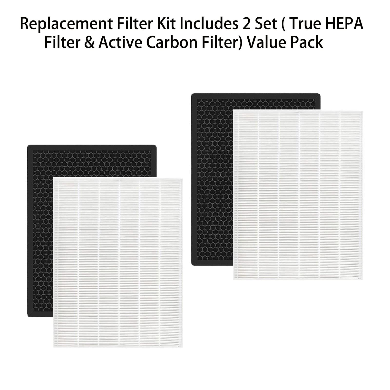 HR900 Replacement Filters Kit for Winix HR900 Pet Air Purifier Replace Part 1712-0093-00 Filter T and 1712-0094-00 Filter U, 2 Set
