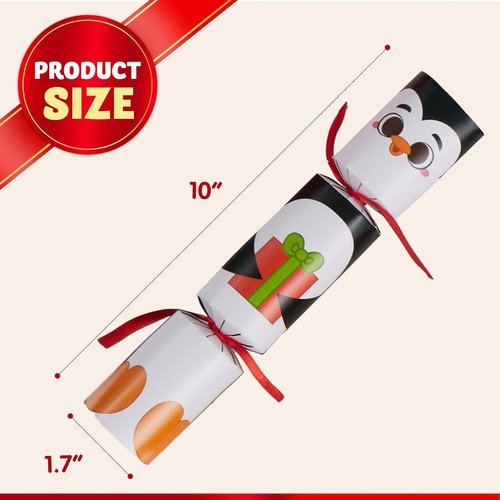 JOYIN 12 Pack Christmas Party Favors - Fun Hats, Jokes & Gifts for Holiday Dinner Decorations