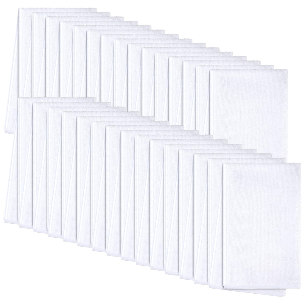 Patelai Sublimation Dishtowel Absorbent Multi Purpose Kitchen Dish Towels Blank DIY Dishcloth Bathroom Towel for Fall Christmas Kitchen Home Decor,16 x 24 Inch(40 Pieces)