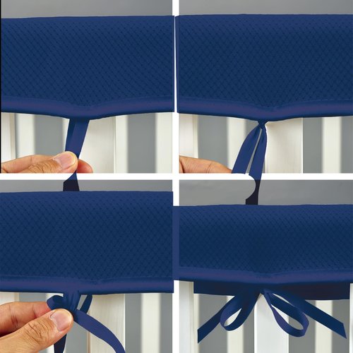 3PCS Covers for Teething,Soft Mesh Reversible Cover for Full-Size (Blue)