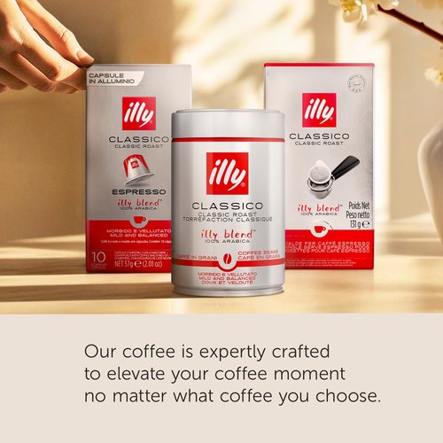 Illy Coffee K Cups - Pods For Keurig Machines – Classico Roast - Caramel, Orange Blossom & Jasmine - Mild, Flavorful & Balanced Flavor - No Preservatives – 72 Count