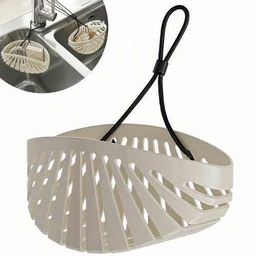 Dancepanda Sponge Holder for Kitchen Sink Suction,Kitchen Sink Organizer Caddy Holder,Dish Sponge Holder