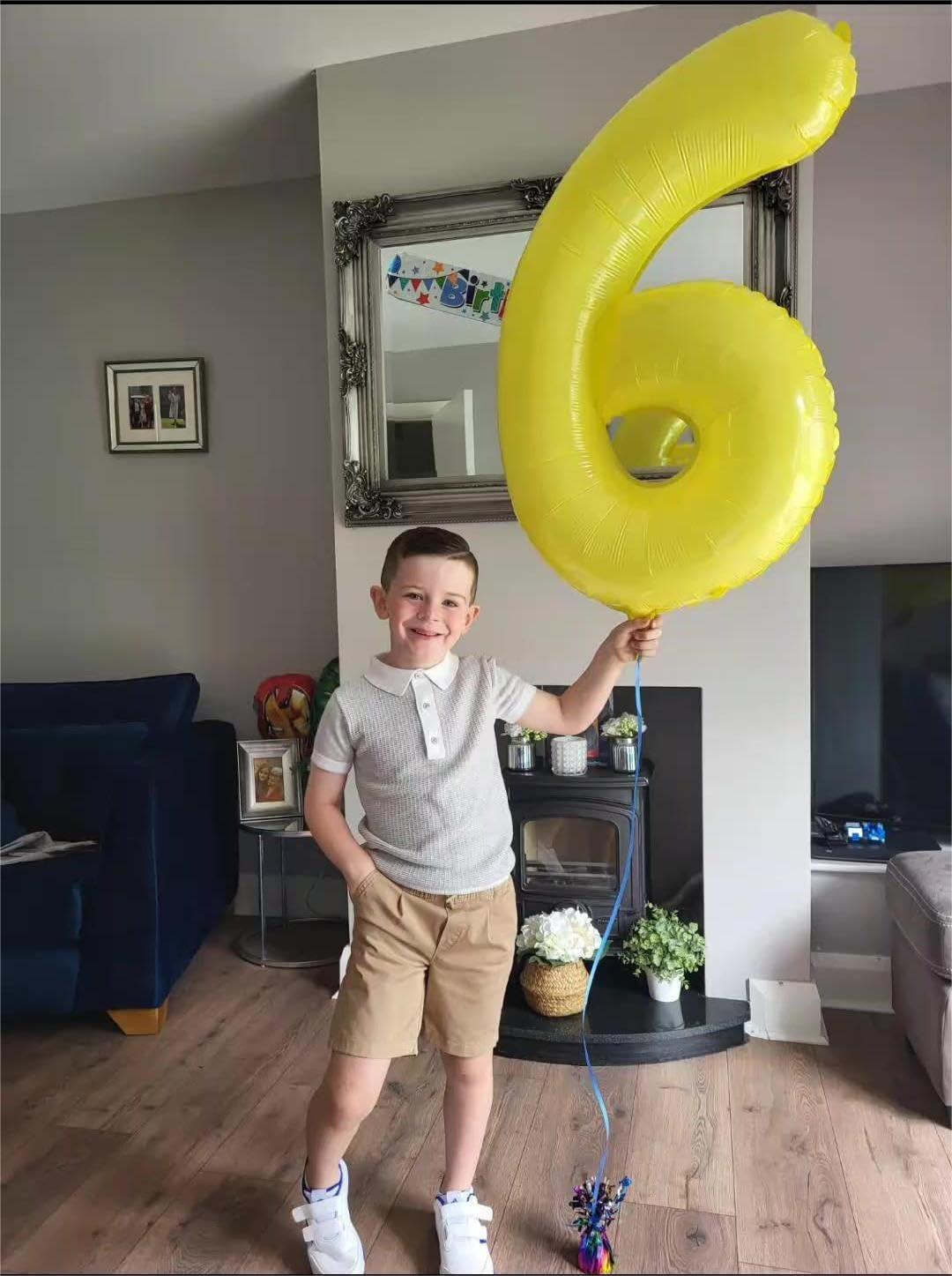 Yellow Number Balloon - 40 Inch Zero Balloon | Perfect Birthday Decorations for Women