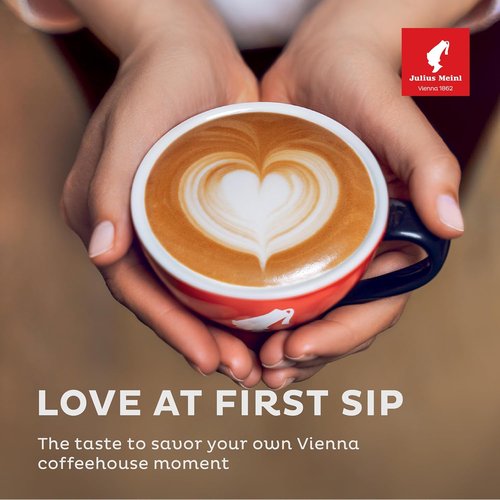 Julius Meinl Crema Espresso Classico - Medium Roasted Coffee Beans, 1kg (35oz)