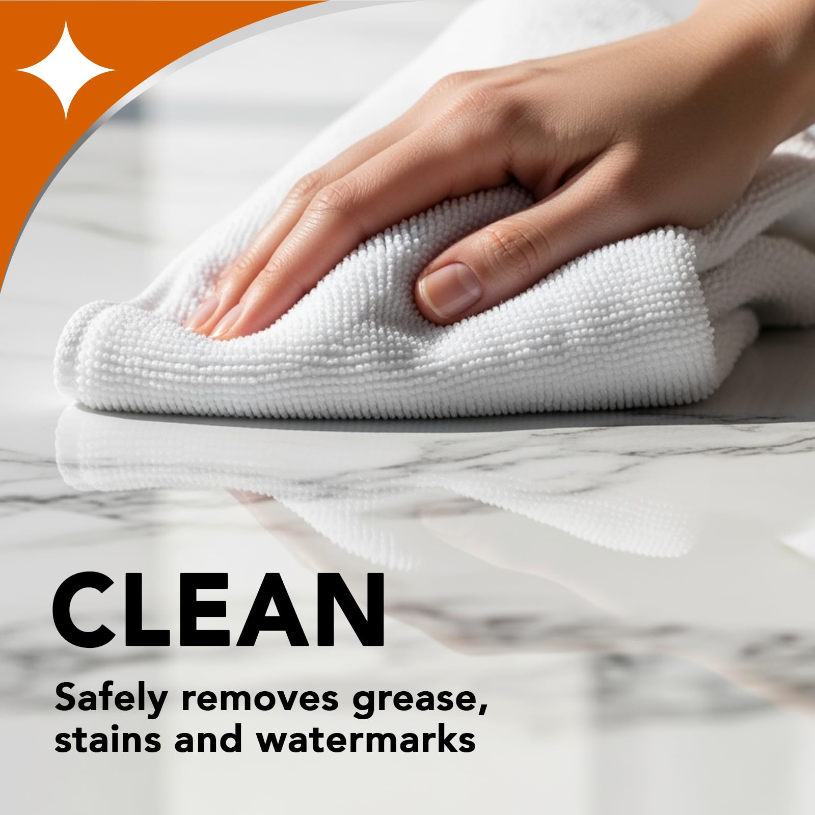 Weiman Granite and Stone Cleaner 3-in-1, Removes Grease, Stains & Watermarks, Streak-Free Formula with Stain Shield Technology, Safe on Marble, Quartz, Tile, Granite, Quartzite & Slate