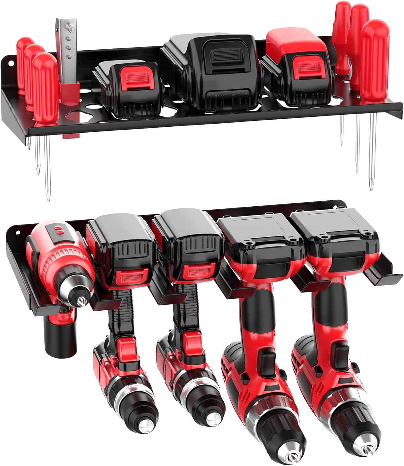 Ultrawall Power Tool Organizer - Heavy-Duty Wall Mount Drill Holder & Cordless Tool Storage Rack