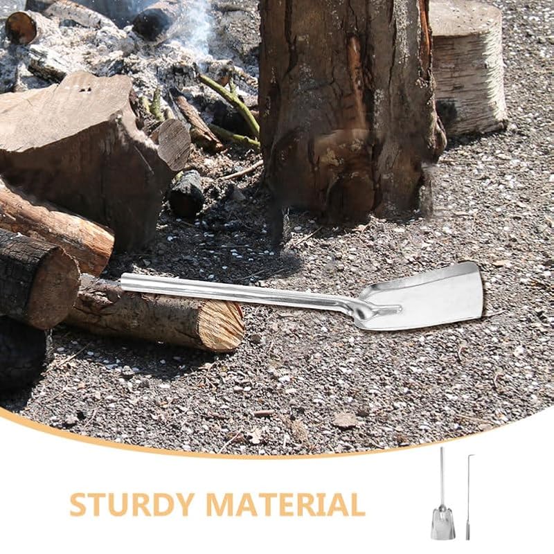 PRETYZOOM Cast Iron Fireplace Tool Set – Shovel & Poker