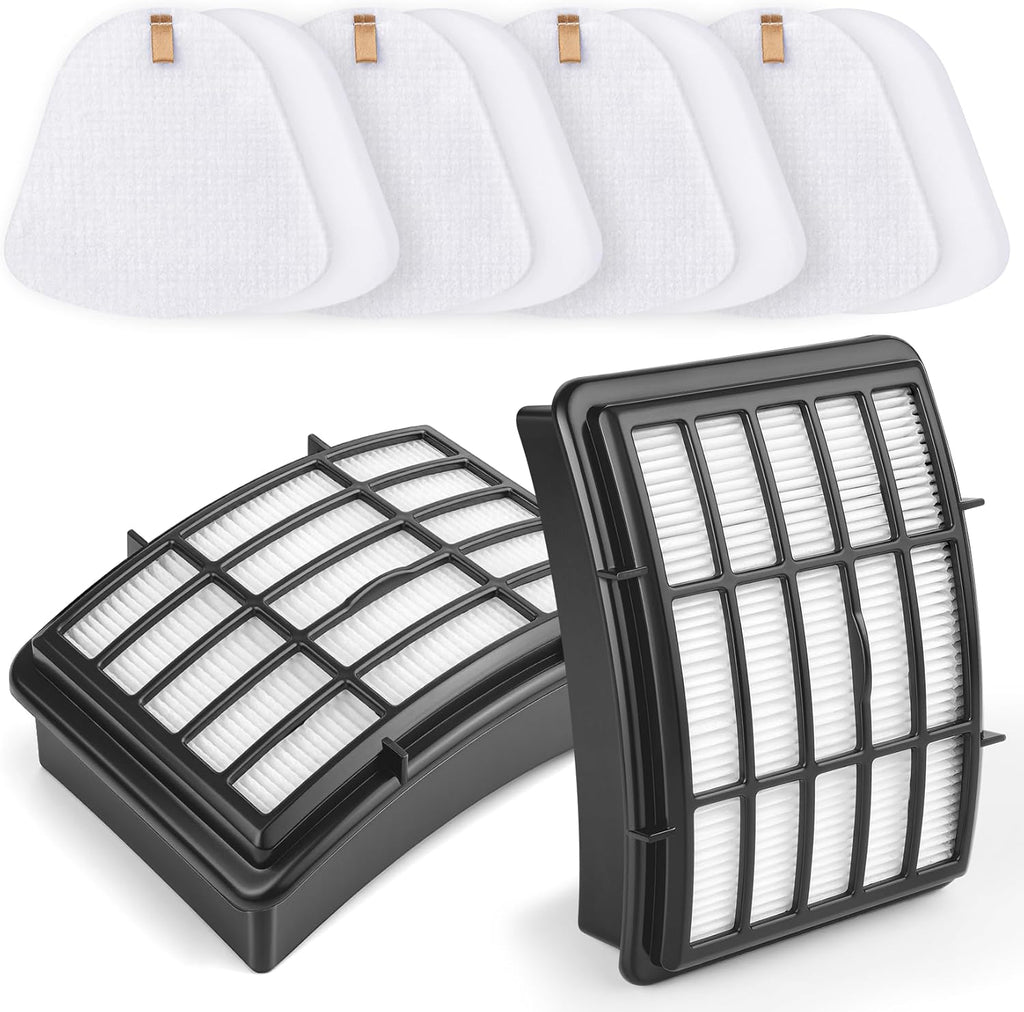 Shark 4+2 Pack Vacuum Filters - Compatible Replacement for Navigator Lift-Away Models NV350, NV351, NV352, NV355, NV356E, NV360, UV440, UV540, CU500