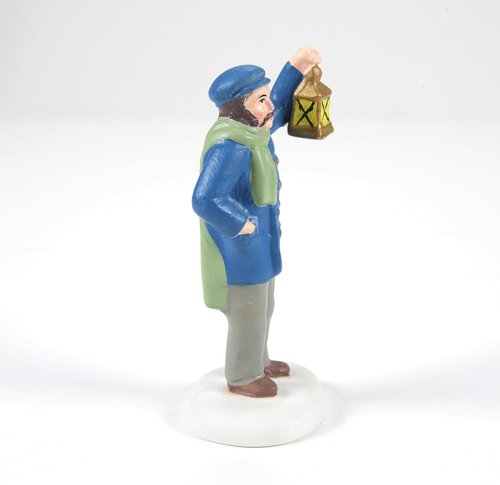 Department 56 Nightwatch Figurine - Dickens Village Lantern Holder, 2.5 Inch, Multicolor