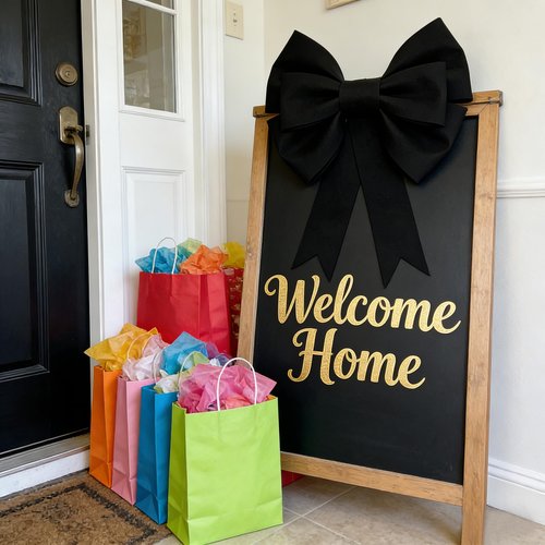 2 Pack Black Bows Decor 20"x 24" Giant Bow DIY Material Party Decorations, EVA Big Bow for Room Wall Backdrop Holiday Wedding Bride Car Decorative Birthday Party Supplies Packaging for Large Gifts