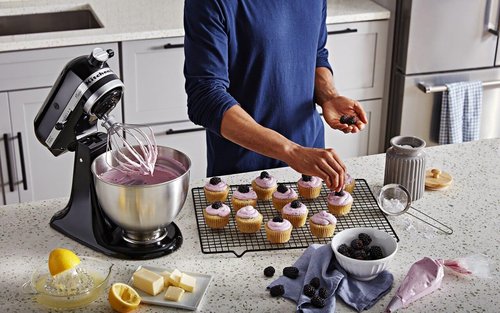 KitchenAid Classic Series Stand Mixer - 4.5 Quart Tilt-Head Design | Onyx Black Finish