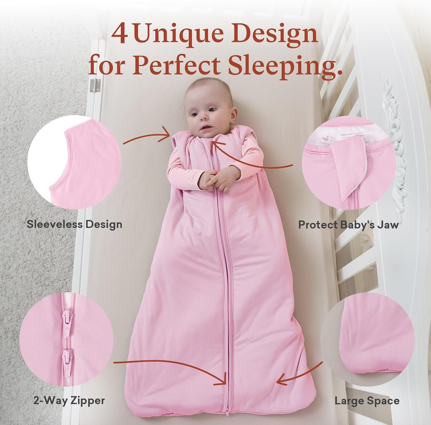 Sleep Sack 1.0 TOG - Soft Wearable Blanket for Babies 0-24 Months | Toddler-Friendly Design