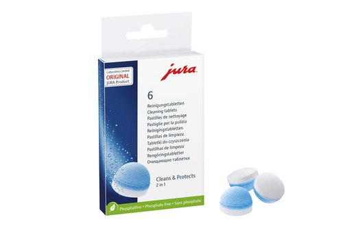 Jura Claris Blue Water Filter Cartridges (x3) and Cleaning Tablets (6 Tabletts) Combo Pack