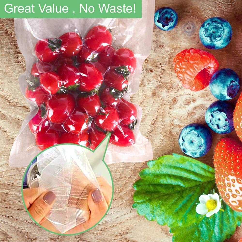 O2frepak 100 Count Big Size 14"x20" 8mil Vacuum Sealer Bags with BPA Free and Puncture Prevention,Vacuum Seal Freezer Bags,Great for Sous Vide Vaccume Sealer PreCut Bags