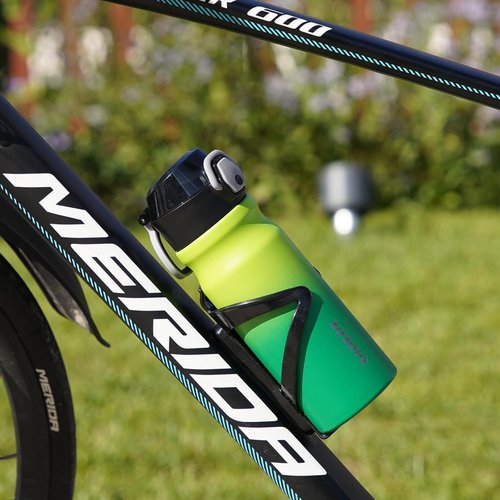 BJPKPK Insulated Water Bottle - 18oz Stainless Steel Flask with Straw & Carry Handle - Mint Color