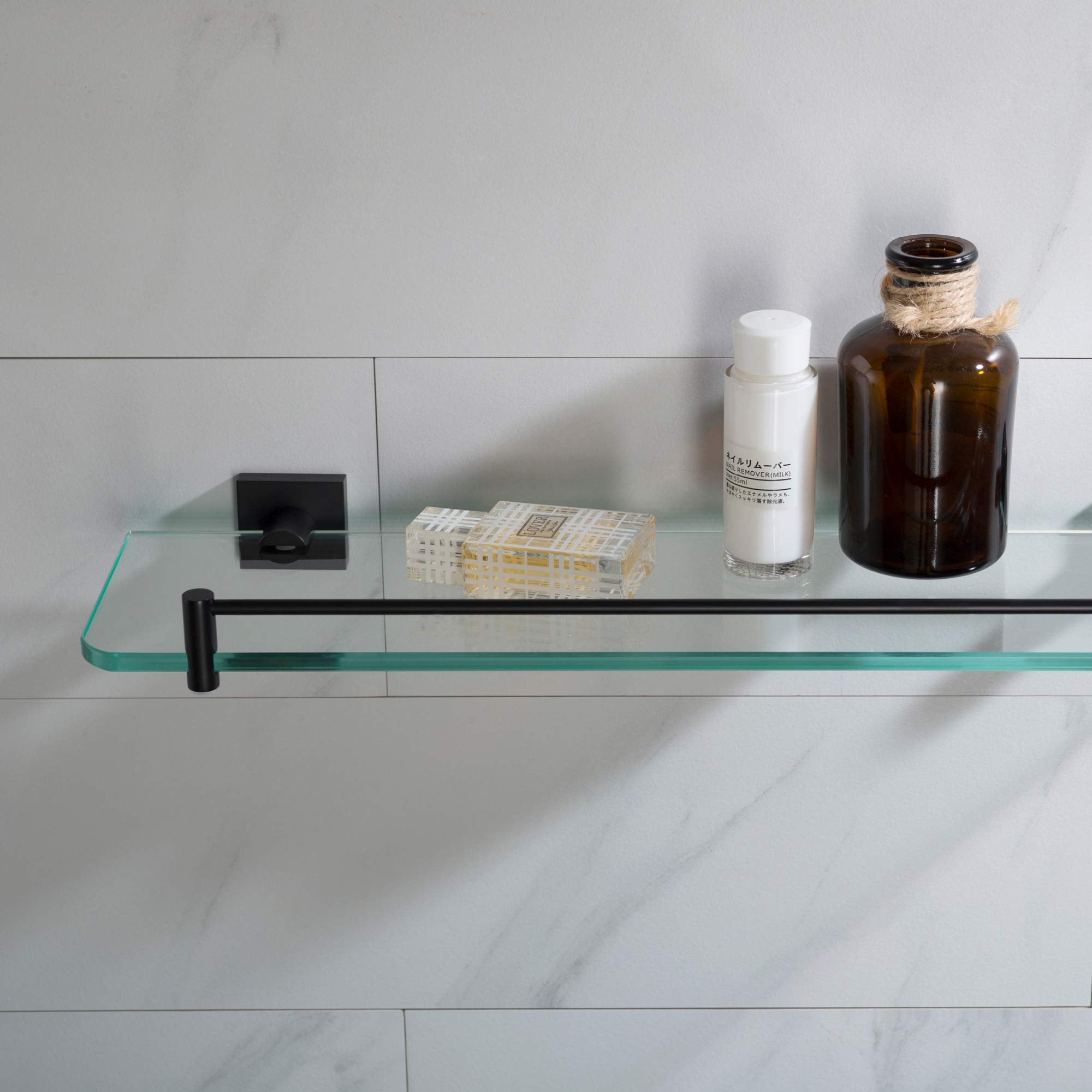 Kraus Ventus Bathroom Shelf, Matte Black Finish, KEA-17745MB