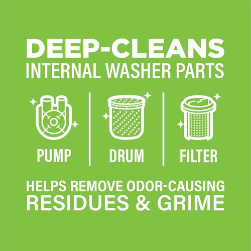 Affresh Washing Machine Cleaner - Eliminates Odor-Causing Bacteria & Grime | 6 Time Release Tablets, 6 Month Supply