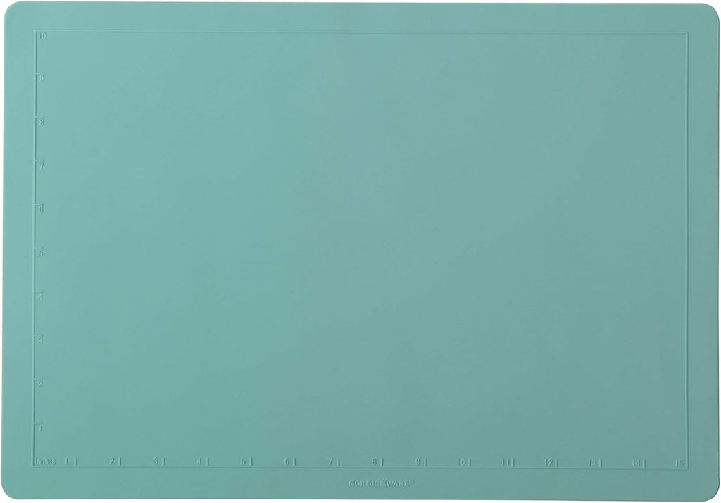 Nordic Ware 3-Piece Cookie Set - Includes Aqua Baking Mat for Perfect Baking Every Time