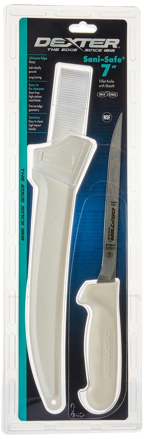 Dexter-Russell S133-7WS1-CP SaniSafe, White, 7''