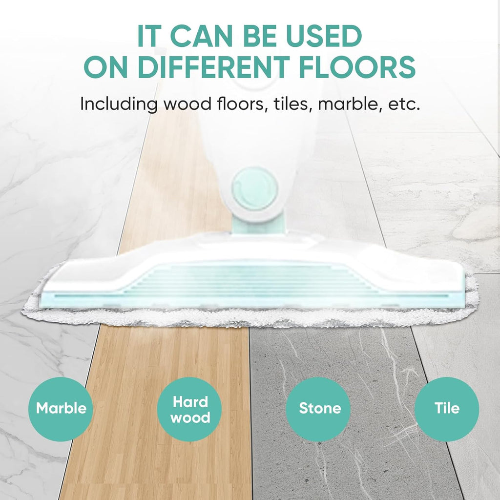 Skiennix Steam Mop Replacement Pads - 6 Pack for Shark S1000, S2001 & More | High Absorbency & Durability