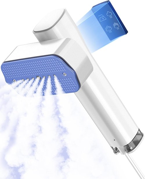 Dovety Portable Handheld Clothes Steamer - 1100W Powerful Wrinkle Remover | 100mL Water Tank for Travel & Home