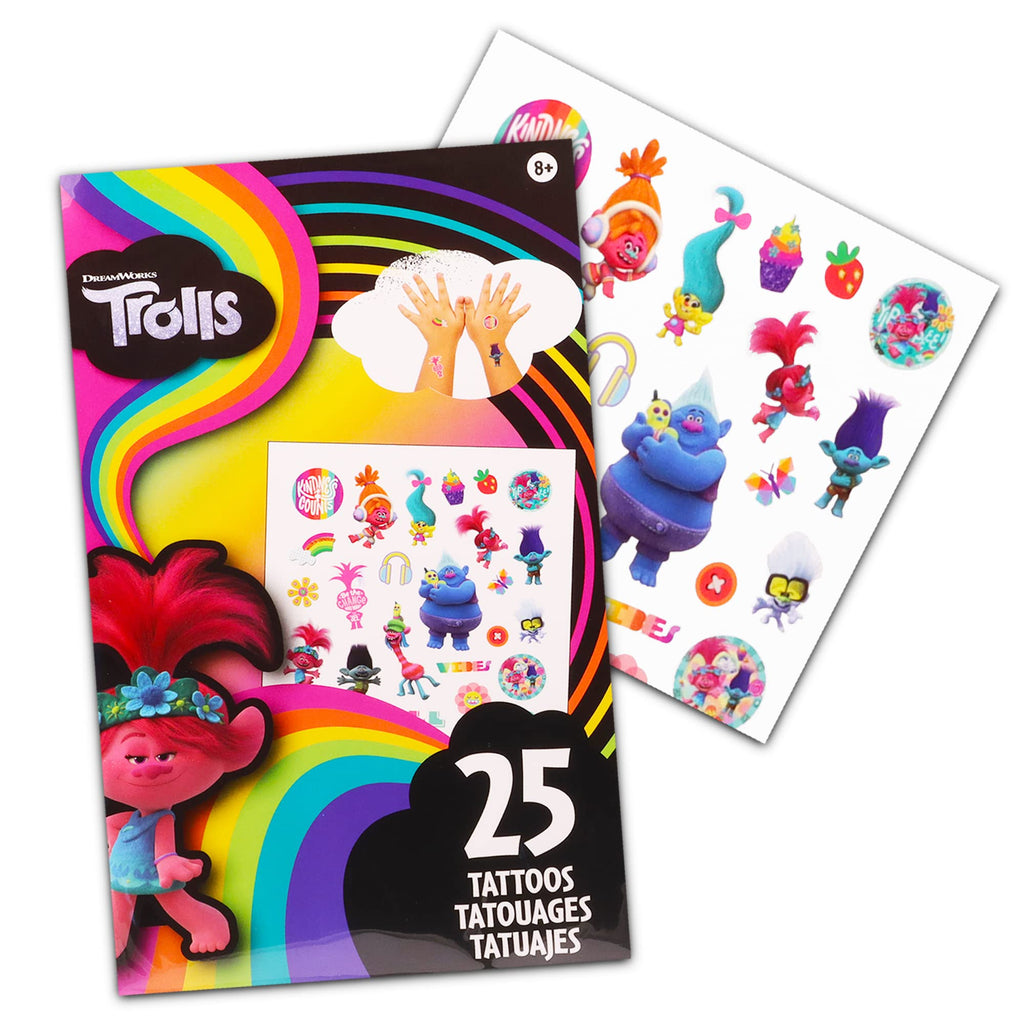 Trolls Party Favors for 6 Guests - Bundle with 6 Trolls Fun Packs with Poster, Stickers, Pens, and Decal | Trolls World Tour Party Supplies for Girls, Kids
