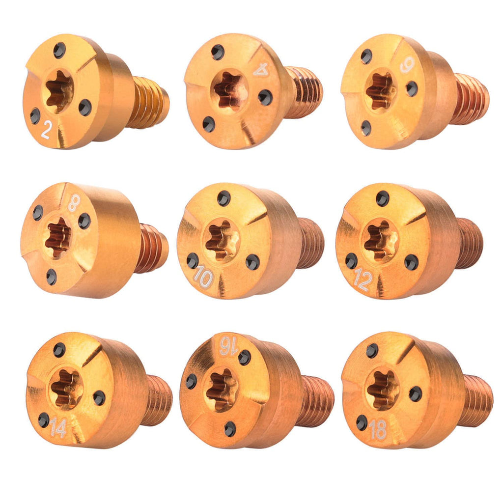 9pcs/set Golf Weights Wrench Tool Kit for Callaway Paradym X Driver, Paradym Triple Diamond Driver Fairway Wood 2g 4g 6g 8g 10g 12g 14g 16g 18g