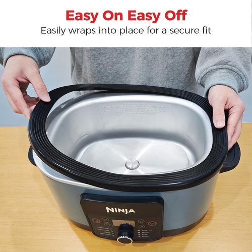 Goldlion Silicone Base Cover Compatible with Ninja Foodi Possiblecooker Pro - Heat-Resistant Anti-Burn Accessories for Ninja Crockpot Slow Cooker
