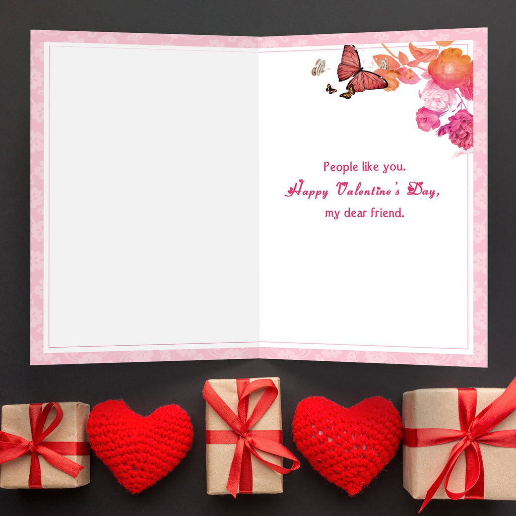 Missonemi Friend Valentines Day Card Gifts for Him Her, Cute Valentine's Gifts for Special Friends