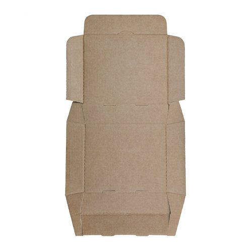 AmerCareRoyal Half Pan Corrugated Catering Box - Secure Stackable Food Delivery Container, Bakery Cardboard Food Storage Boxes, 13” x 10-7/8” x 3”, White, Case of 50