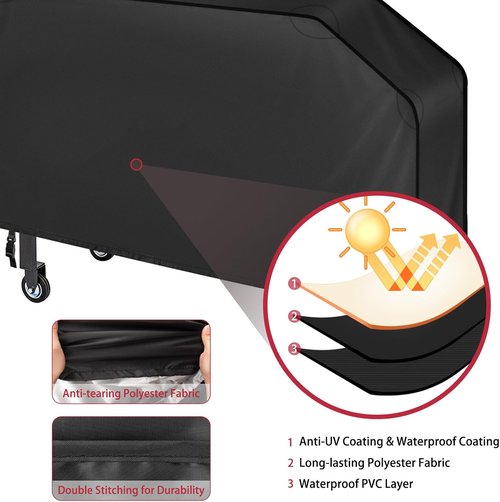 iCOVER 28-Inch Griddle Cover - Waterproof Lightweight Polyester for Blackstone BBQ Grills