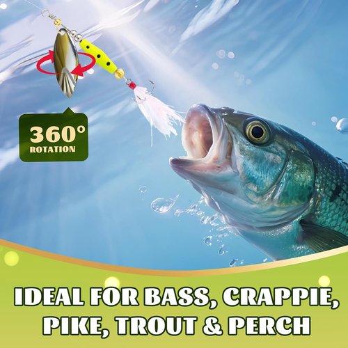 Fishing Advent Calendar 2026 - 24-Day Countdown Fishing Lure Tackle Kit for Bass & Trout | Perfect Christmas Gift for Dad or Husband