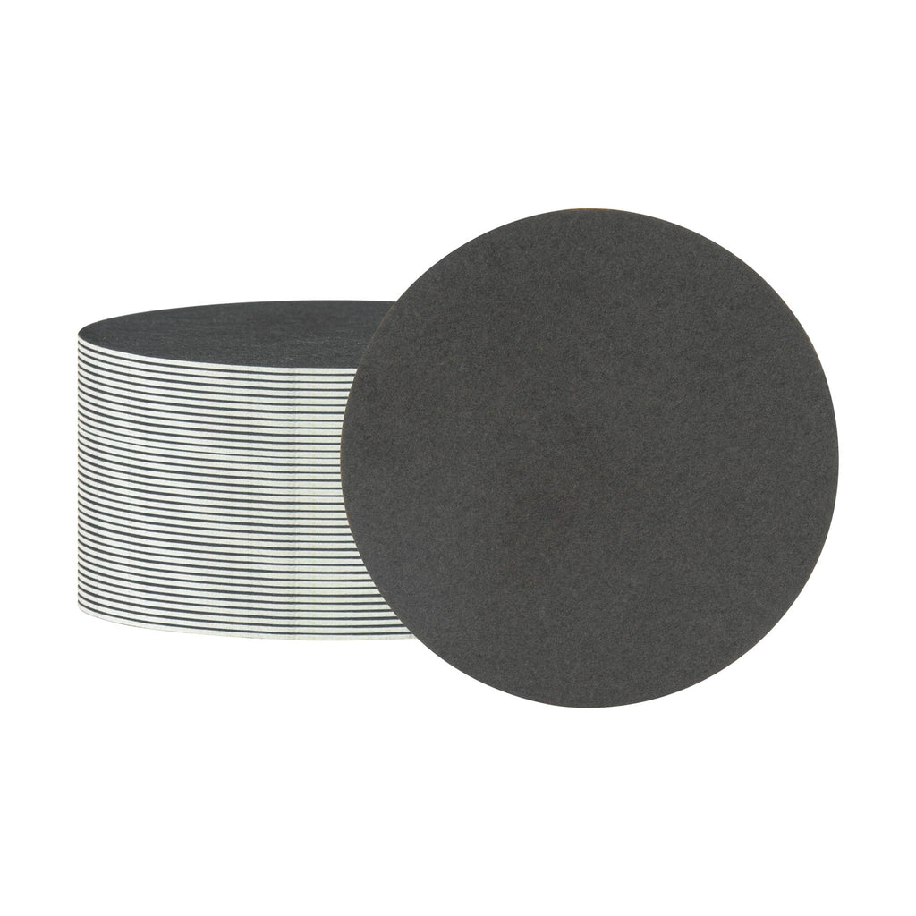 Restaurantware Paper Coasters 1000 Pack of 3.5 Inch Disposable Beverage Coasters Absorbent for Hot and Cold Drinks Black Coffee Cup Essentials for Table Decor, Kitchen, Home Patio or Living Room