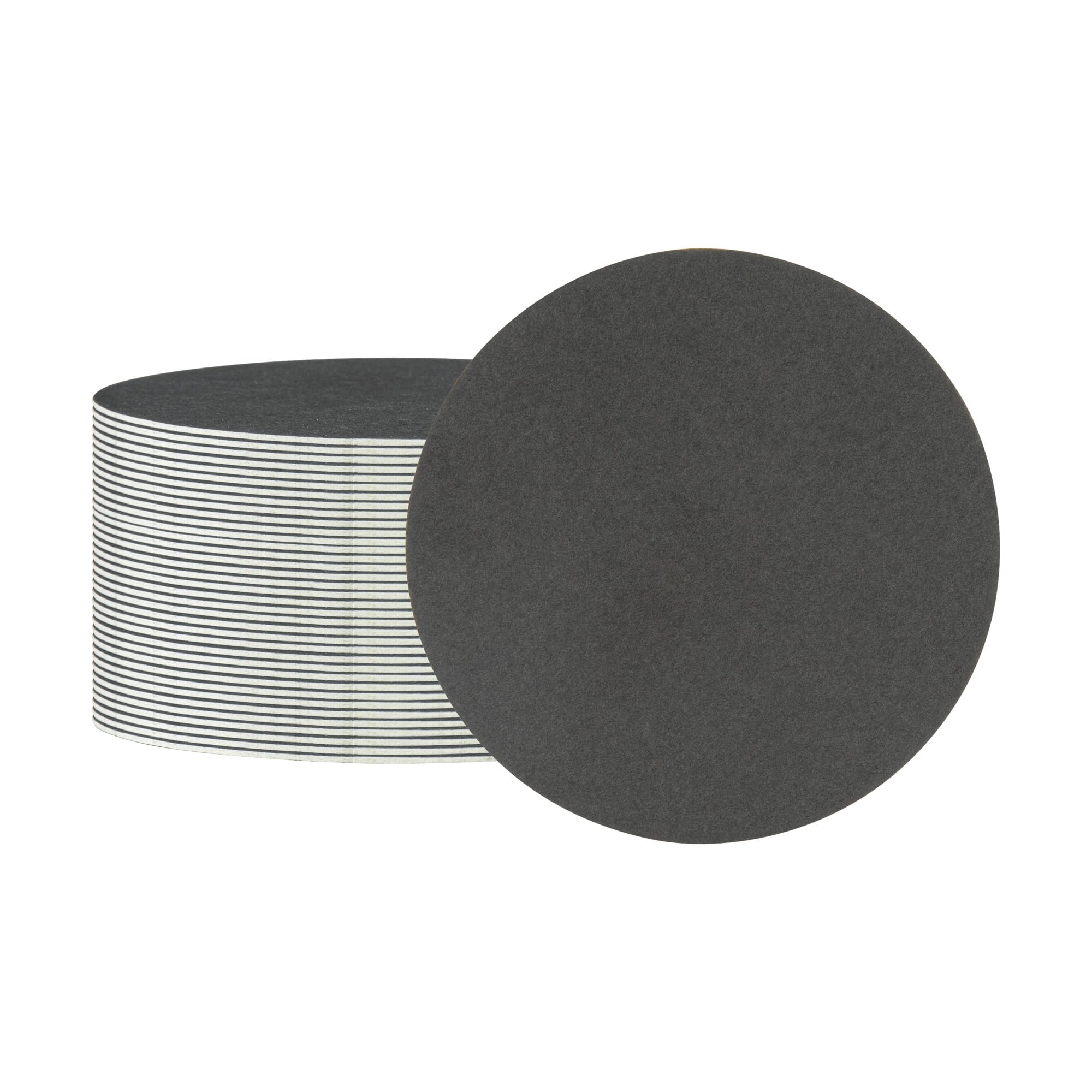 Restaurantware Paper Coasters 1000 Pack of 3.5 Inch Disposable Beverage Coasters Absorbent for Hot and Cold Drinks Black Coffee Cup Essentials for Table Decor, Kitchen, Home Patio or Living Room