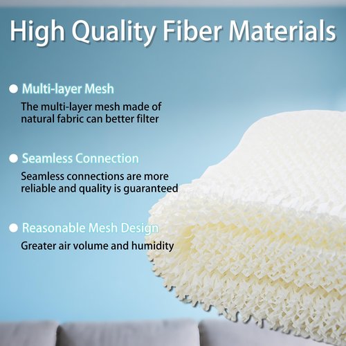 ZBYPLUAR 2 Pack MAF1 Humidifier Wick Filters | Compatible with Aircare MiostAIR Esscik-Air MA1200 & MA1201& MA0950, for Kenmore 14906 & 15412 & 29982 Humidifiers | Replacement Parts MAF1