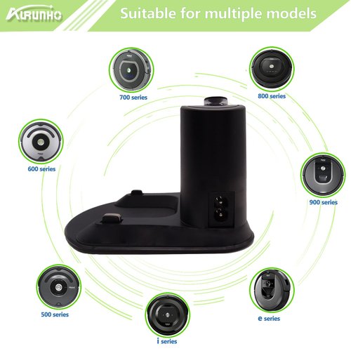 AURUNHO Roomba Charging Base, Roomba Charger Dock, Replacement Roomba Docking Station for Roomba for Roomba 500 600 700 800 900 e5 e6 i1 i3 i4 i6 i7 i8 Series -with North American Line Power Cord