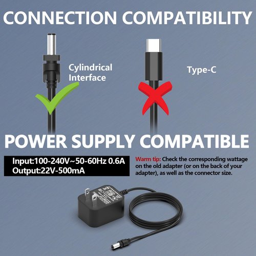 22V Cordless Vacuum Cleaner Charger Compatible with Shark SV75_N Series SV75N SV75Z XA75N SV75SP SV75C XB75N Cordless 15.6V Pet Perfect Hand Vacuum Shark Euro-Pro SV736 SV736R SV736N 6FT