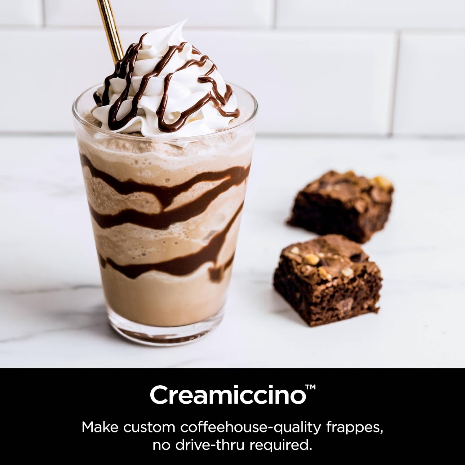 Ninja NC501 CREAMi Deluxe 11-in-1 Ice Cream Maker - Includes 2 XL Pint Containers, Black