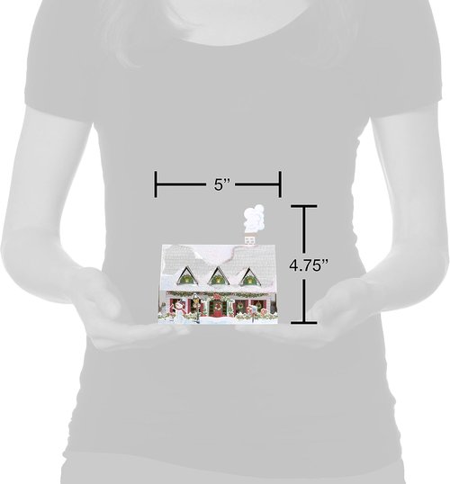 American Greetings Magic Moments Christmas Decoration - Charming Winter House Design