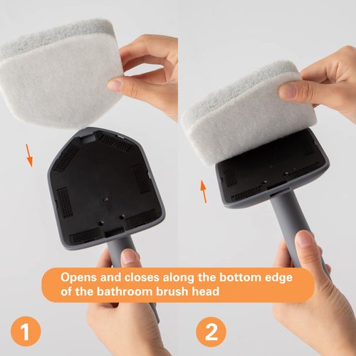 CLEANHOME Scouring Pads 3 Pieces Suitable for Tub Tile Scrubber Brushes（ASIN:B09GF2LSZ8