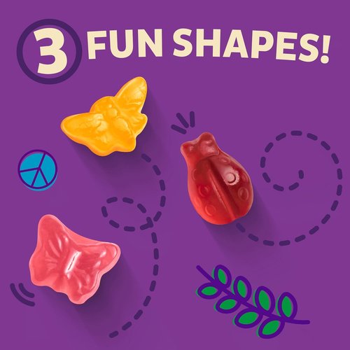 Annie's Organic Fruit Flavored Snacks - Bees, Bugs & Butterflies | 10 Pouches, 7 oz