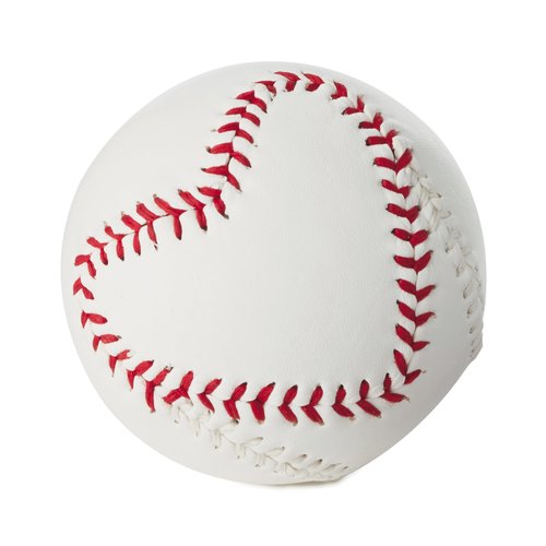 Hallmark Red Heart Baseball (MVP of My Heart) Valentine's Day Gift for Husband, Wife, Boyfriend, Girlfriend