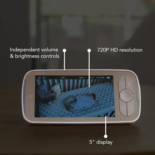 Infant Optics DXR-8 PRO Video Baby Monitor - 720P HD Display, Active Noise Reduction, Interchangeable Lenses