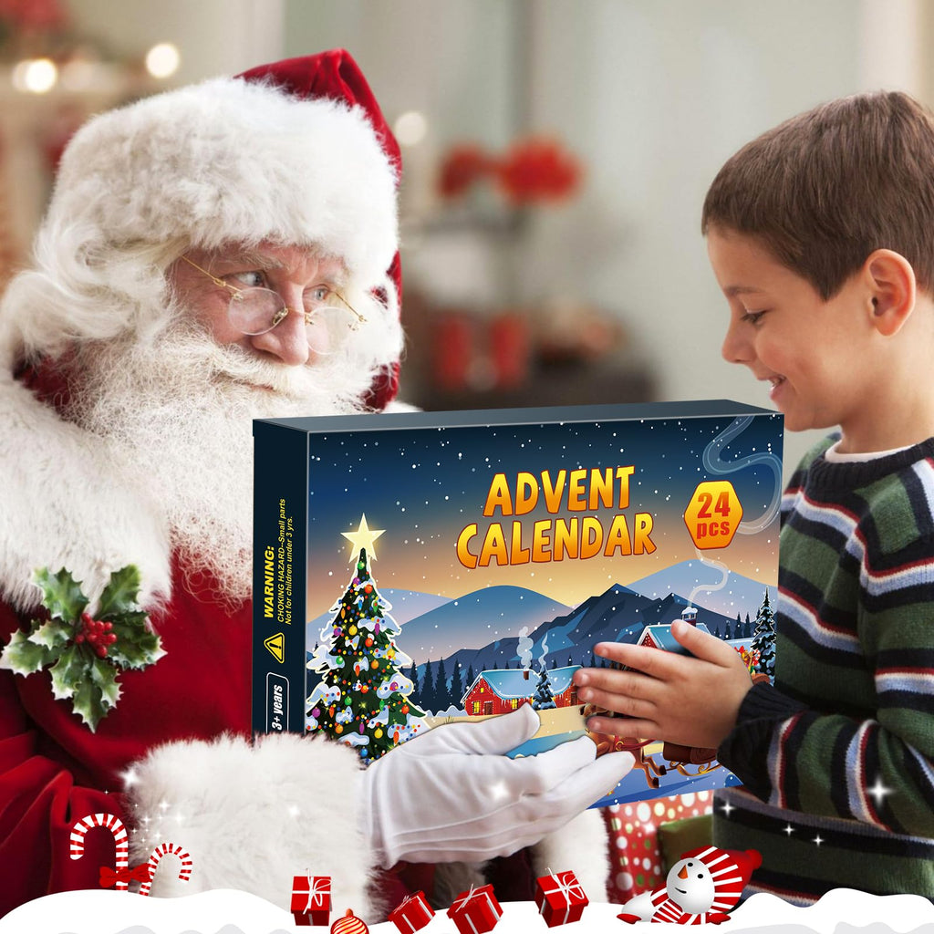 Advent Calendar 2025 Brain Teaser Puzzles for Adults Teens Kids, 24 Pcs Metal & Wood Puzzle Christmas Countdown Calendar with Fun Challenges Toys Game, Xmas Gifts for Boys Girls Teens Adults