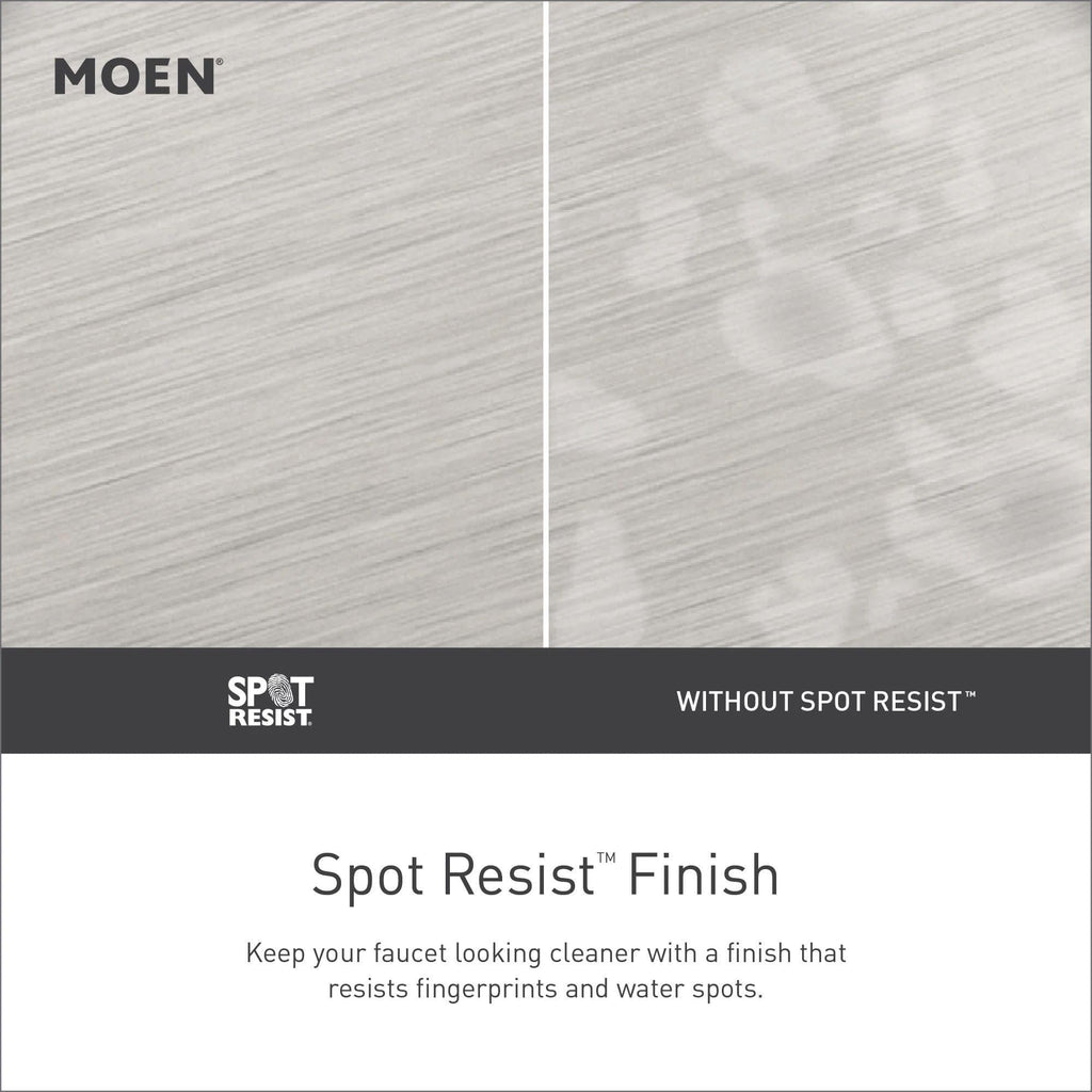 Moen Brushed Nickel Hydro Energetix Eight-Function Showerhead with Standard 5" Diameter Spray Head, 200W0SRN