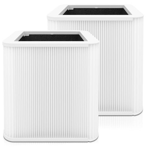 211+ Replacement Filters For Blue air Blue Pure 211+ Air Cleaner Purifier, 2 Pack 211+ Foldable Particle and Activated Carbon Filter, 2-Stage H13 Hepa Filter